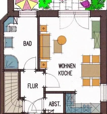 Daire Kurparkresidenz Strandpromenade - Ferienwohnung 01