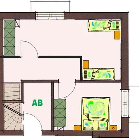Daire Kurparkresidenz Strandpromenade - Ferienwohnung 01 *