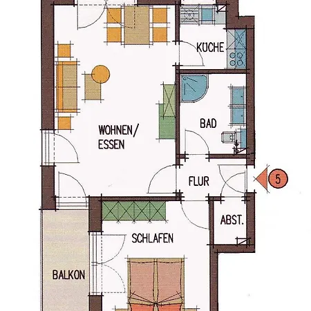 Kurparkresidenz Strandpromenade - Ferienwohnung 01